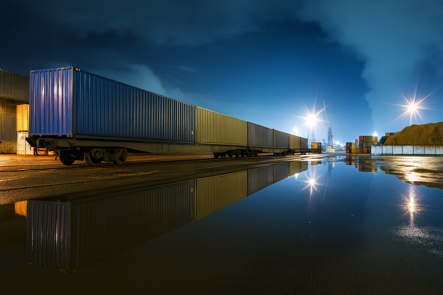 Ship containers and larger volumes